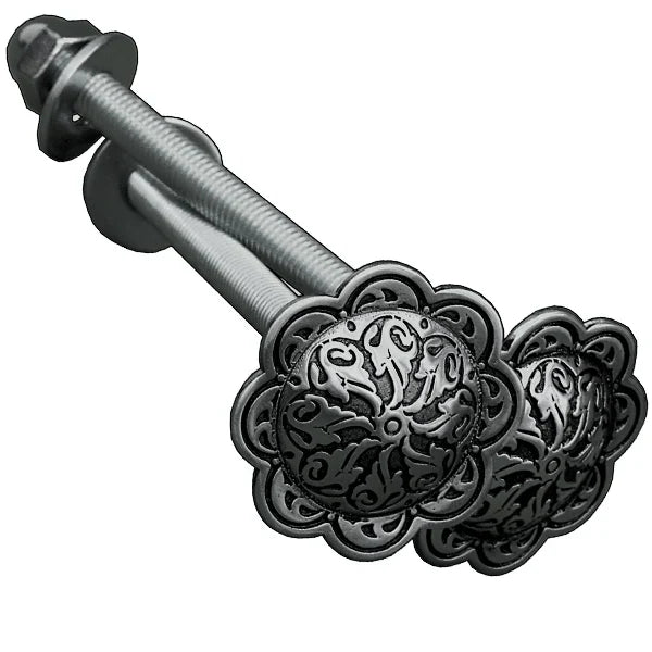Stainless Steel Floral Concho Stirrup Bolts