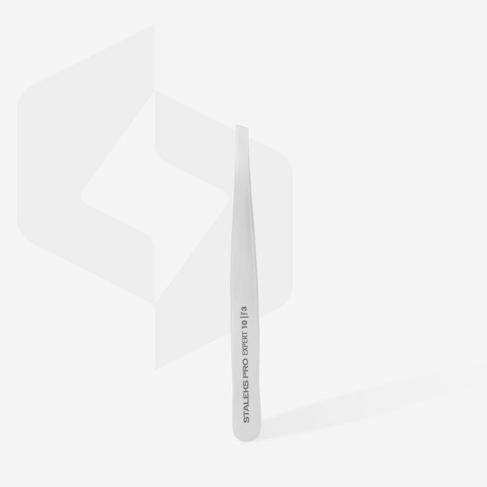 Staleks Eyebrow tweezers EXPERT 10 TYPE 3 (wide slant) Eyebrow tweezers Staleks