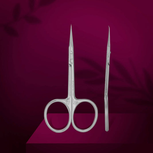 Staleks Professional cuticle scissors with hook EXCLUSIVE 21 TYPE 2 (magnolia) Scissors Staleks