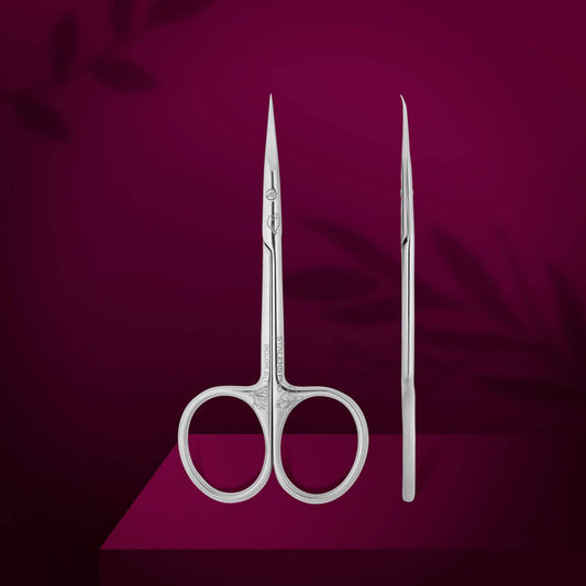 Staleks Professional cuticle scissors with hook EXCLUSIVE 23 TYPE 1 (magnolia) Scissors Staleks