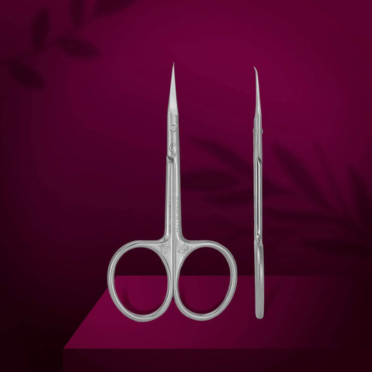 Staleks Professional cuticle scissors with hook EXCLUSIVE 23 TYPE 2 (magnolia) Scissors Staleks