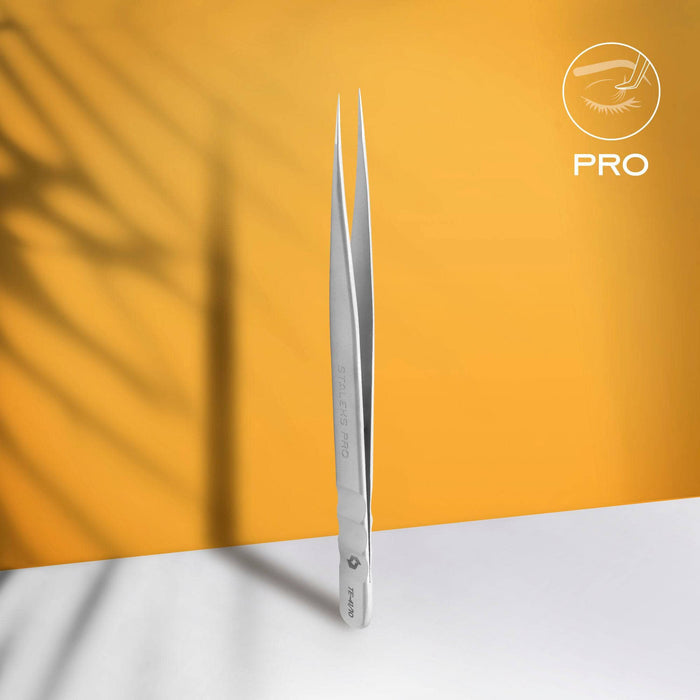 Staleks Professional Eyelash tweezers EXPERT 41 TYPE 10 (Straight) Eyebrow tweezers Staleks
