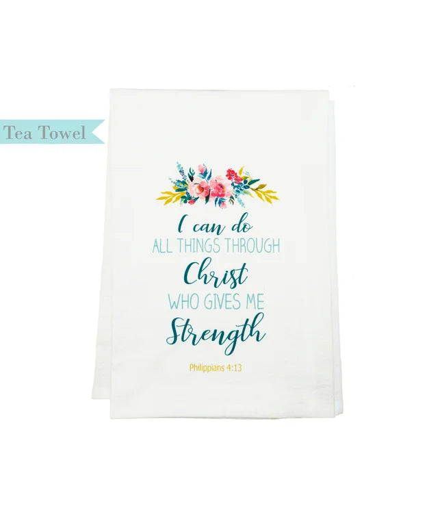 Standing on the Word - Flour Sack Tea Towel - Findlay Rowe Designs