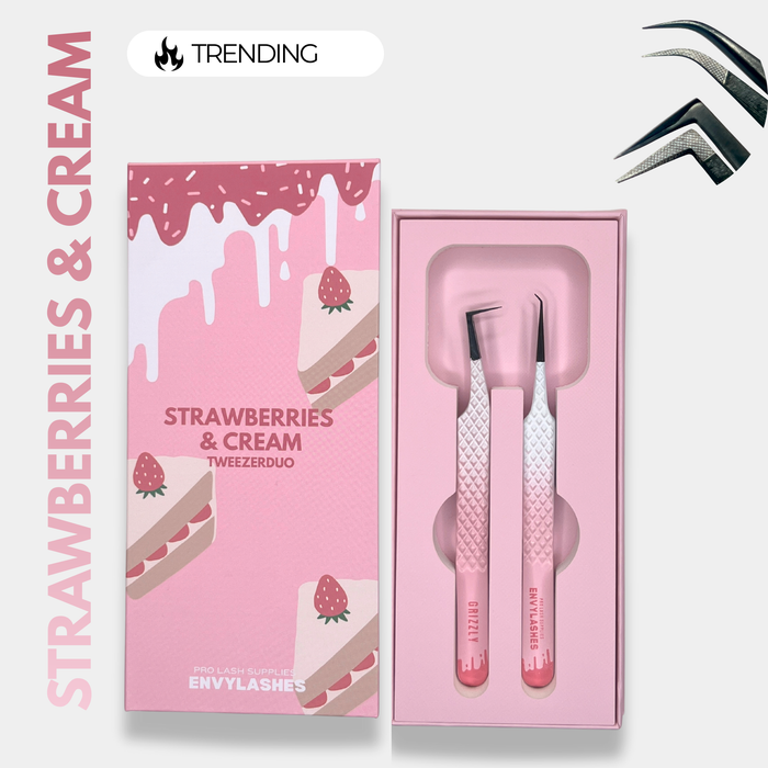 Strawberries & Cream – Tweezer Duo