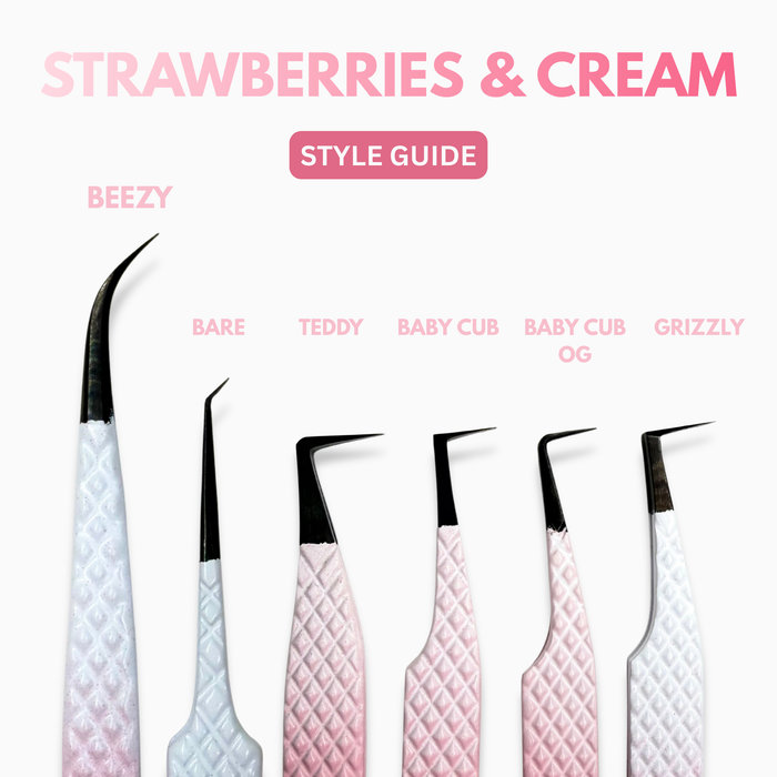 Strawberries & Cream – Tweezer Duo