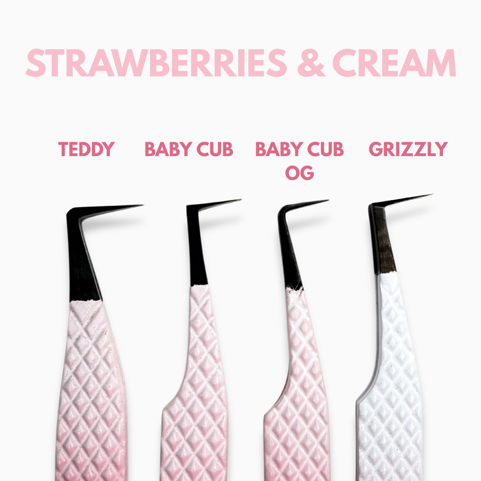 Strawberries & Cream – Tweezer Duo