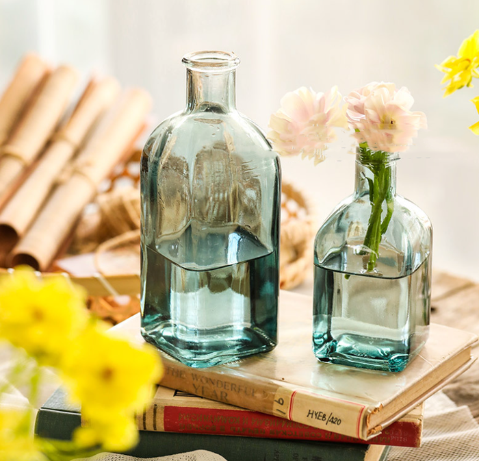 Sweet Home Deco - Colorful Blue Bud Vase Set
