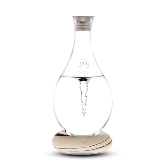 Swirl Structured Water Carafe - Earth Base