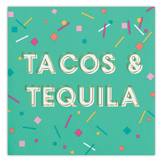 Tacos and Tequila Cocktail Napkins
