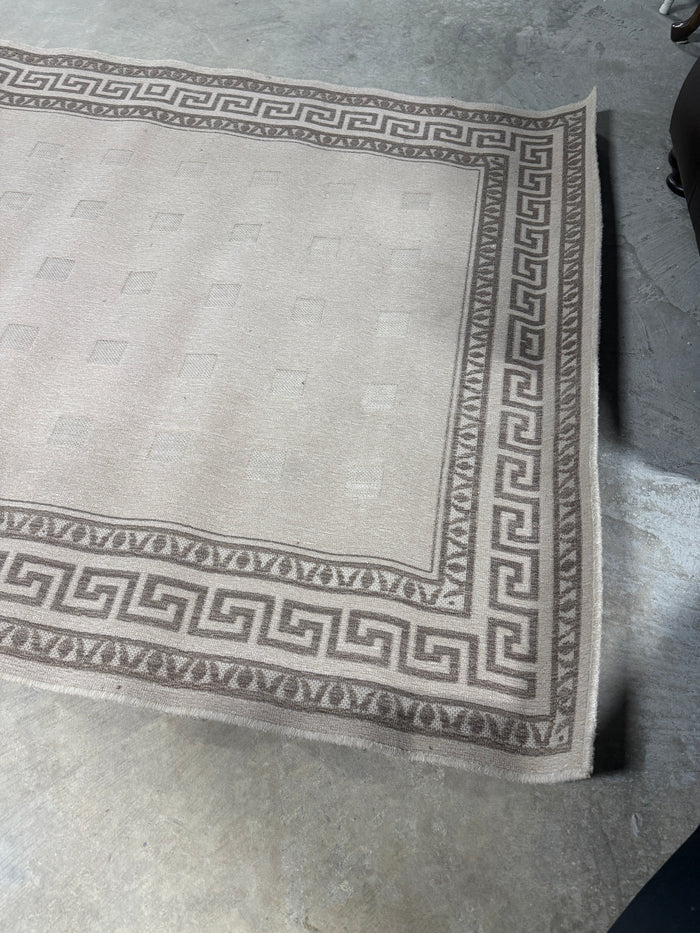 Tan and Brown Area Carpet