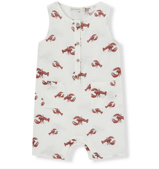 Tank Top Shortall Cream Lobster