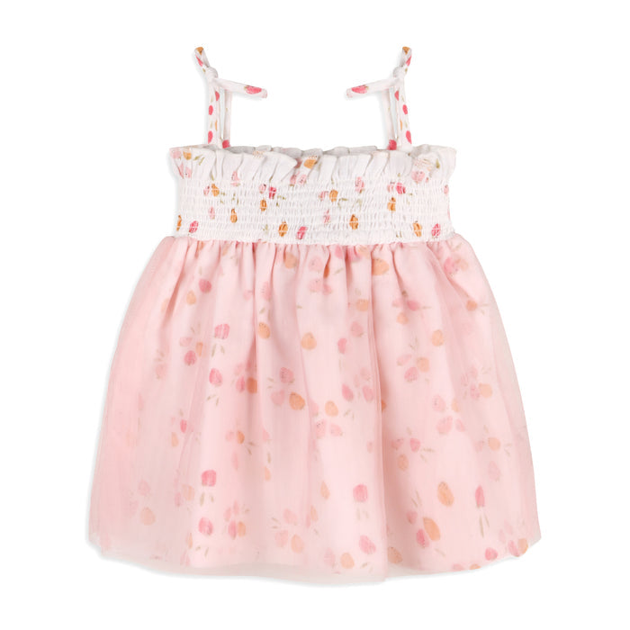 Taya Fruit Smocked Baby Tutu Dress + Bloomer (Organic Cotton)