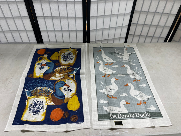 Tea Towel Lot K, 2 pc