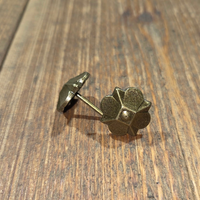 Ten Pack of Vintage French Flower Upholstery Tacks / Clavos (500 Available)