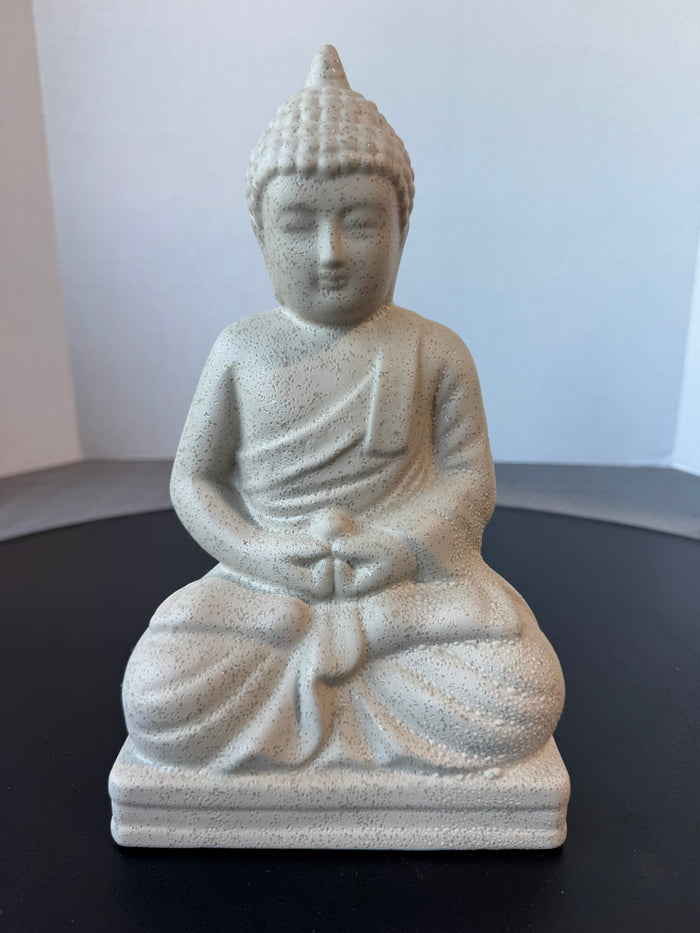Textured Ceramic Sitting Buddha