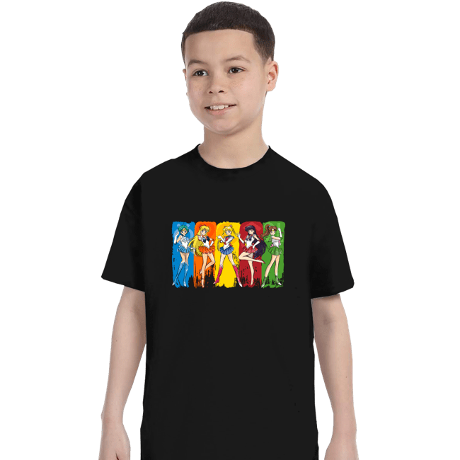 Daily_Deal_Shirts T-Shirts, Youth / XS / Black The Sailor Scouts