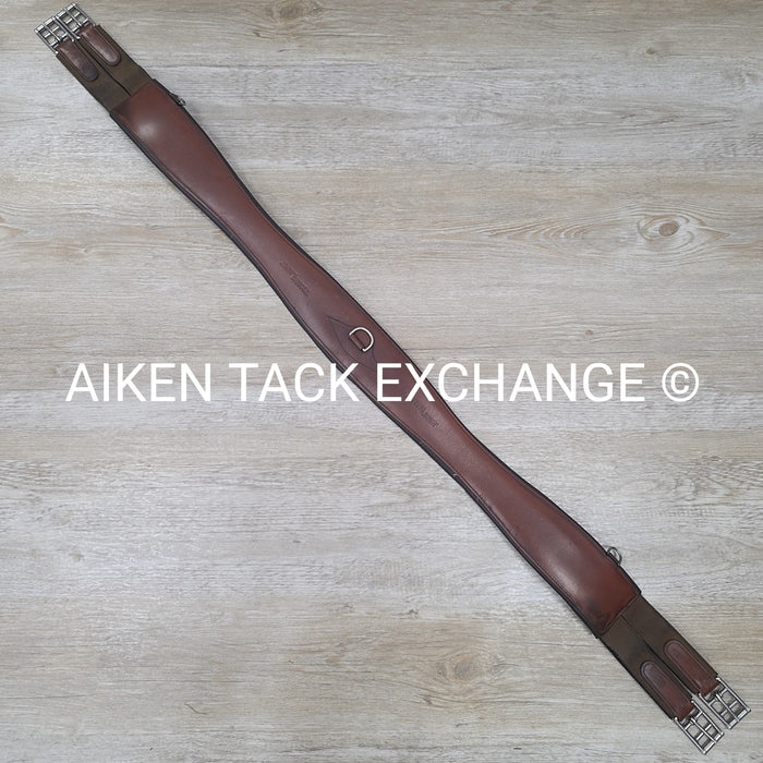 ThinLine Long Girth with Double End Elastic, Brown, 52"