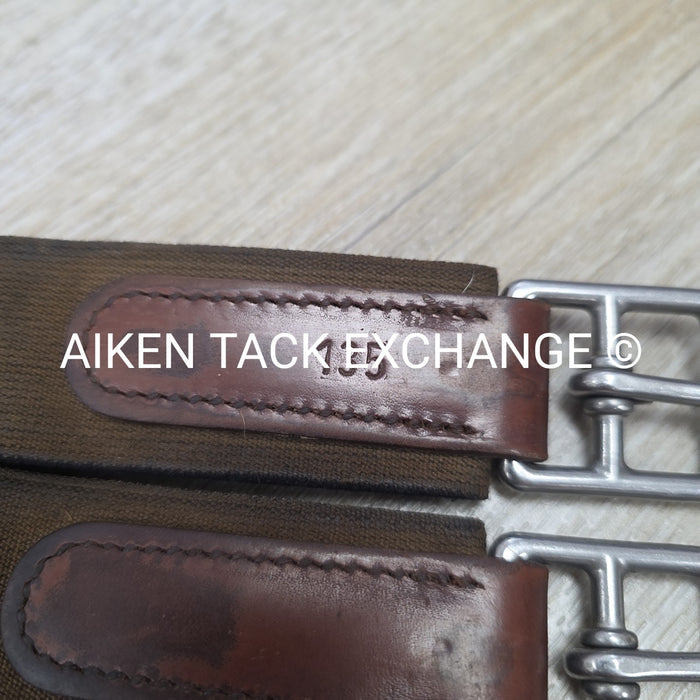 ThinLine Long Girth with Double End Elastic, Brown, 52"