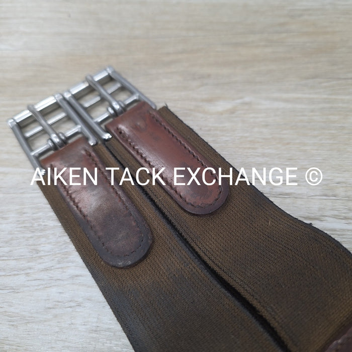 ThinLine Long Girth with Double End Elastic, Brown, 52"