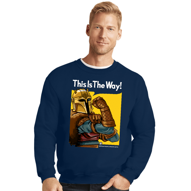 Crewneck Sweater, Unisex / Small / Navy