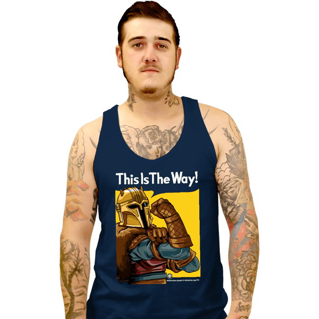 Tank Top, Unisex / Small / Navy