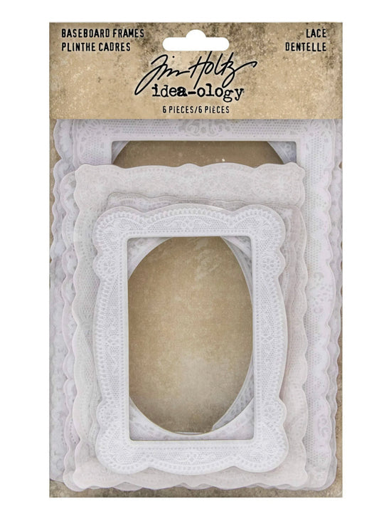Tim Holtz Lace Baseboard Frames