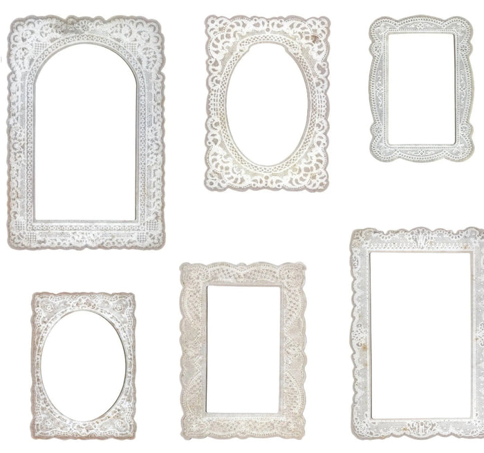 Tim Holtz Lace Baseboard Frames