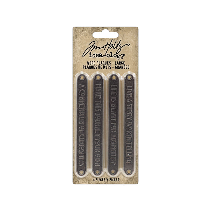 Tim Holtz Word Plaques, Large