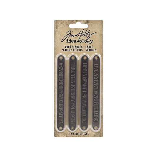 Tim Holtz Word Plaques, Large