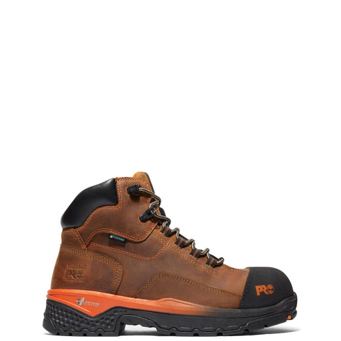 Timberland PRO Men's Bosshog CSA Waterproof 6" Comp Toe Work Boot Work Boots Timberland PRO Brown/Orange 10 M