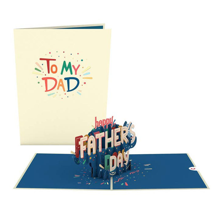 To My Dad: Happy Father's Day Card, Pop-Up Card