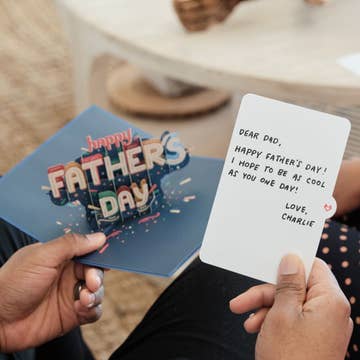 To My Dad: Happy Father's Day Card, Pop-Up Card