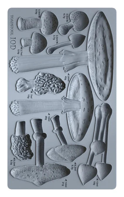 Toadstool IOD Décor Mould