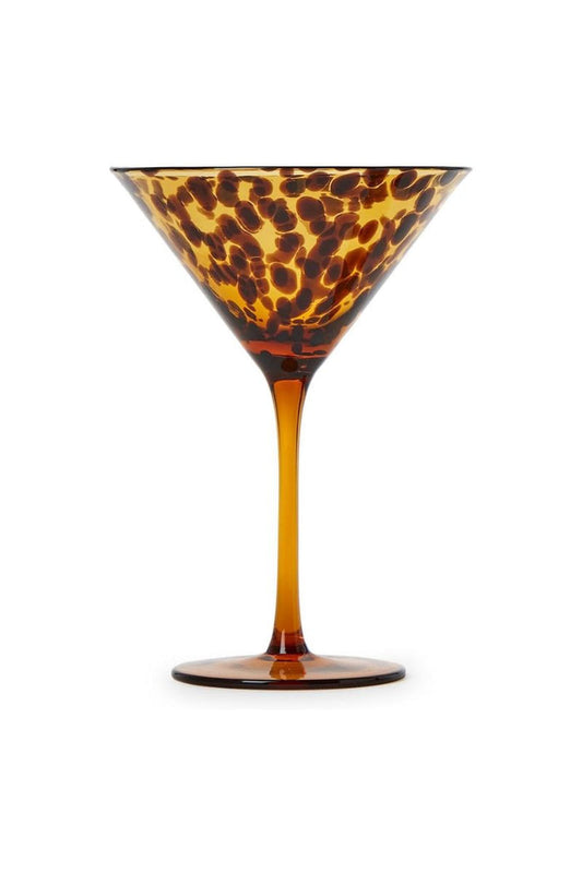 Tortoise Martini Glass