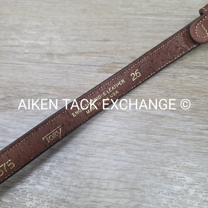 Tory Leather Fancy Stitched Belt, 26