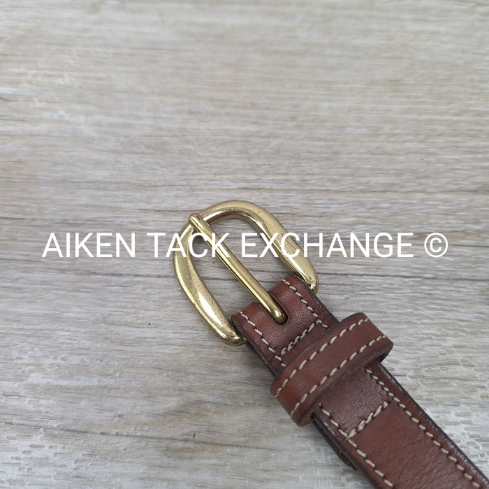 Tory Leather Fancy Stitched Belt, 26