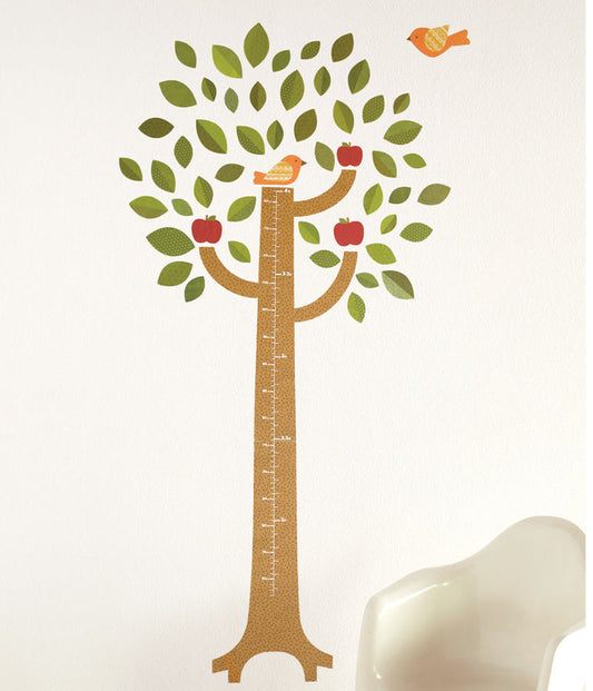 Tree Growth Chart Wall Decal