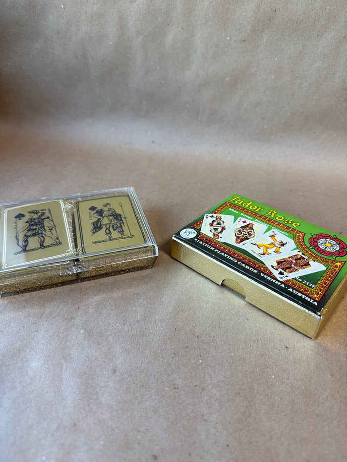 Tudor Rose / Azael And Curion Playing Cards - Pair