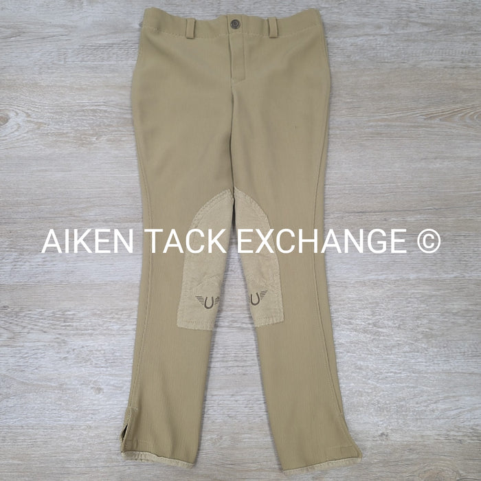 TuffRider Pull On Knee Patch Breeches, Size 14
