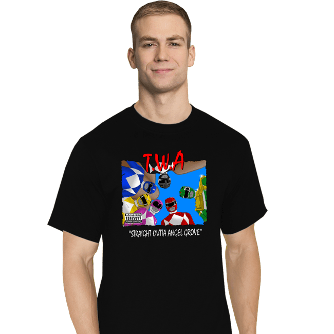 Daily_Deal_Shirts T-Shirts, Tall / Large / Black T.W.A.