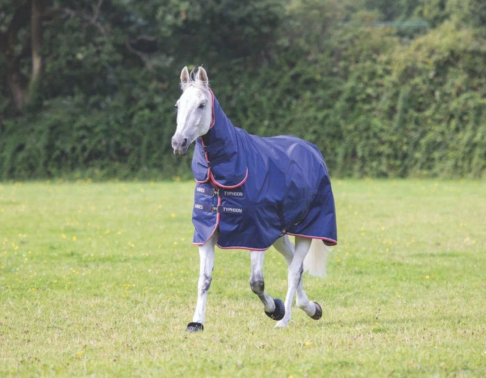 Typhoon 100 Combo Turnout Rug - Navy - 4'0"