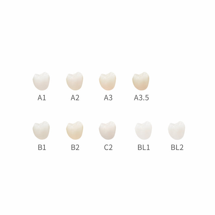 Upcera TT-ONE Pre-shaded Blanks
