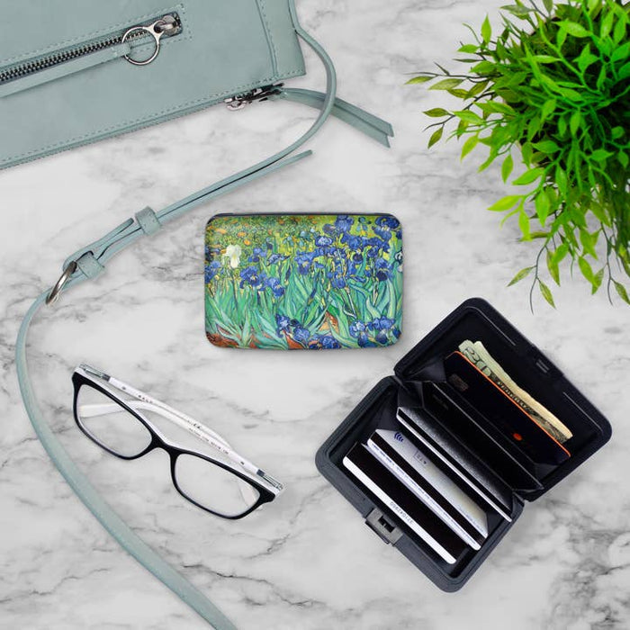 Van Gogh - Irises Armored Wallet - RFID blocking