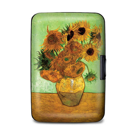Van Gogh - Sunflowers Armored Wallet - RFID blocking