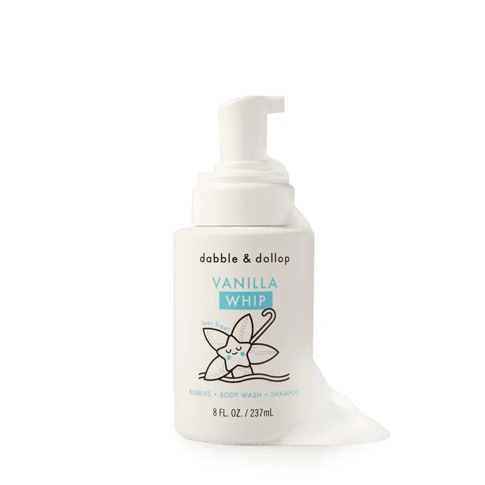 Vanilla Foaming Bubble Bath, Body Wash & Shampoo