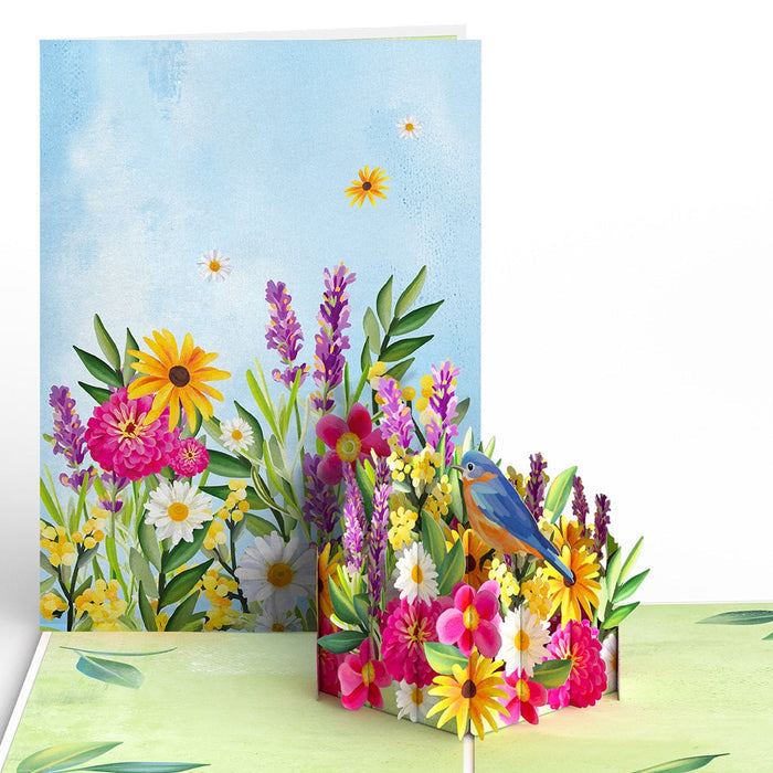 Vibrant Garden Blooms Lovepop Card