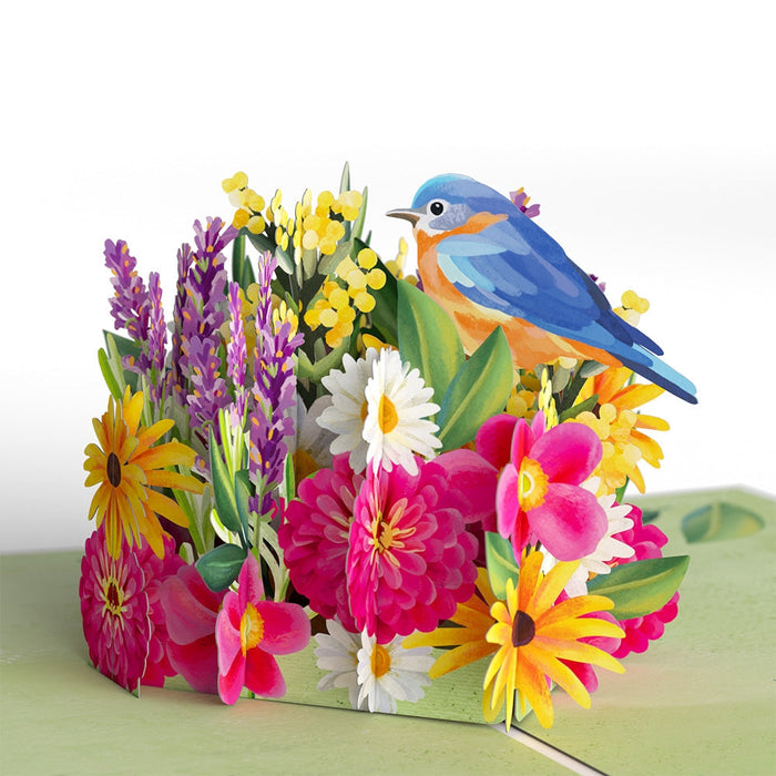 Vibrant Garden Blooms Lovepop Card