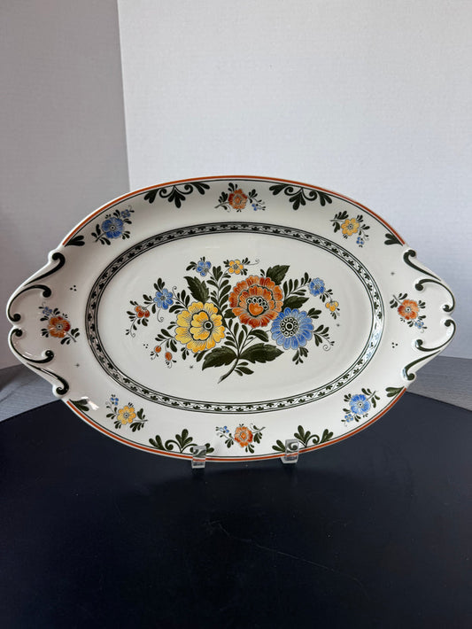 Villeroy & Boch Alt Amsterdam Floral Large Oval Serving Platter (C)