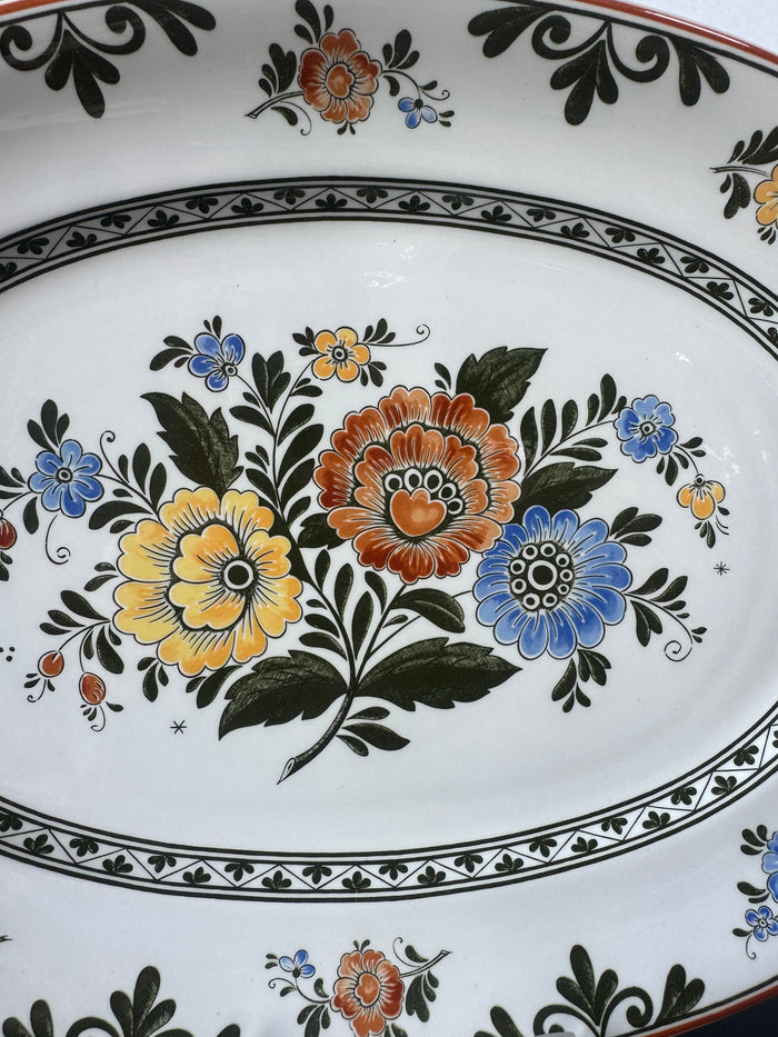 Villeroy & Boch Alt Amsterdam Floral Large Oval Serving Platter (C)
