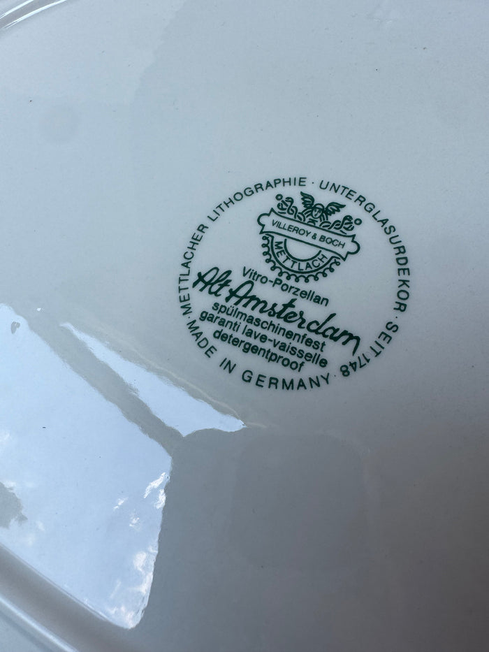 Villeroy & Boch Alt Amsterdam Floral Large Oval Serving Platter (C)